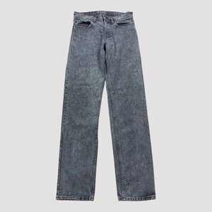 Vintage Levis 506 Mens Grey Acid Wash Straight Leg Jeans Made in USA W32 L36‎